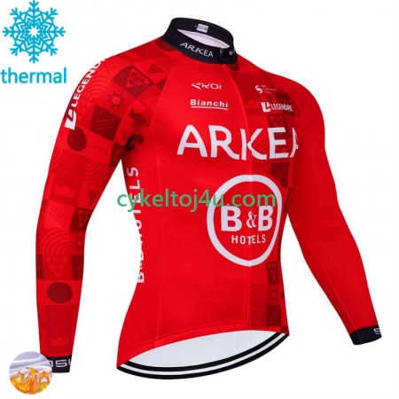 Arkea Bb Hotels Excalibur Cykeltrøje Viter Thermal Fleece 2024